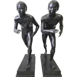 Pompeji Läufer Skulpturen nach dem 1. Jh. v. Chr. Originale, 1990, 2er Set