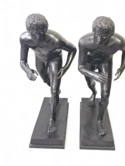 Pompeji Läufer Skulpturen nach dem 1. Jh. v. Chr. Originale, 1990, 2er Set