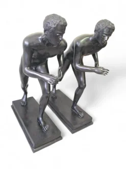 Pompeji Läufer Skulpturen nach dem 1. Jh. v. Chr. Originale, 1990, 2er Set