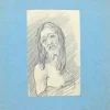 Portrait of Christ, Original Zeichnung, frühes 20. Jh