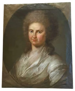 Portrait of Young Rococo Woman, Central European School, 18th Century