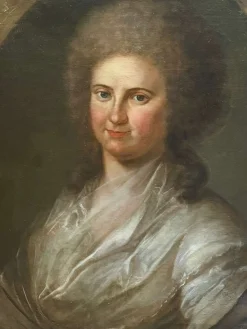 Portrait of Young Rococo Woman, Central European School, 18th Century