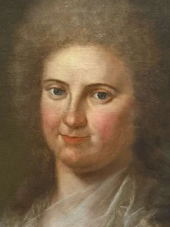 Portrait of Young Rococo Woman, Central European School, 18th Century
