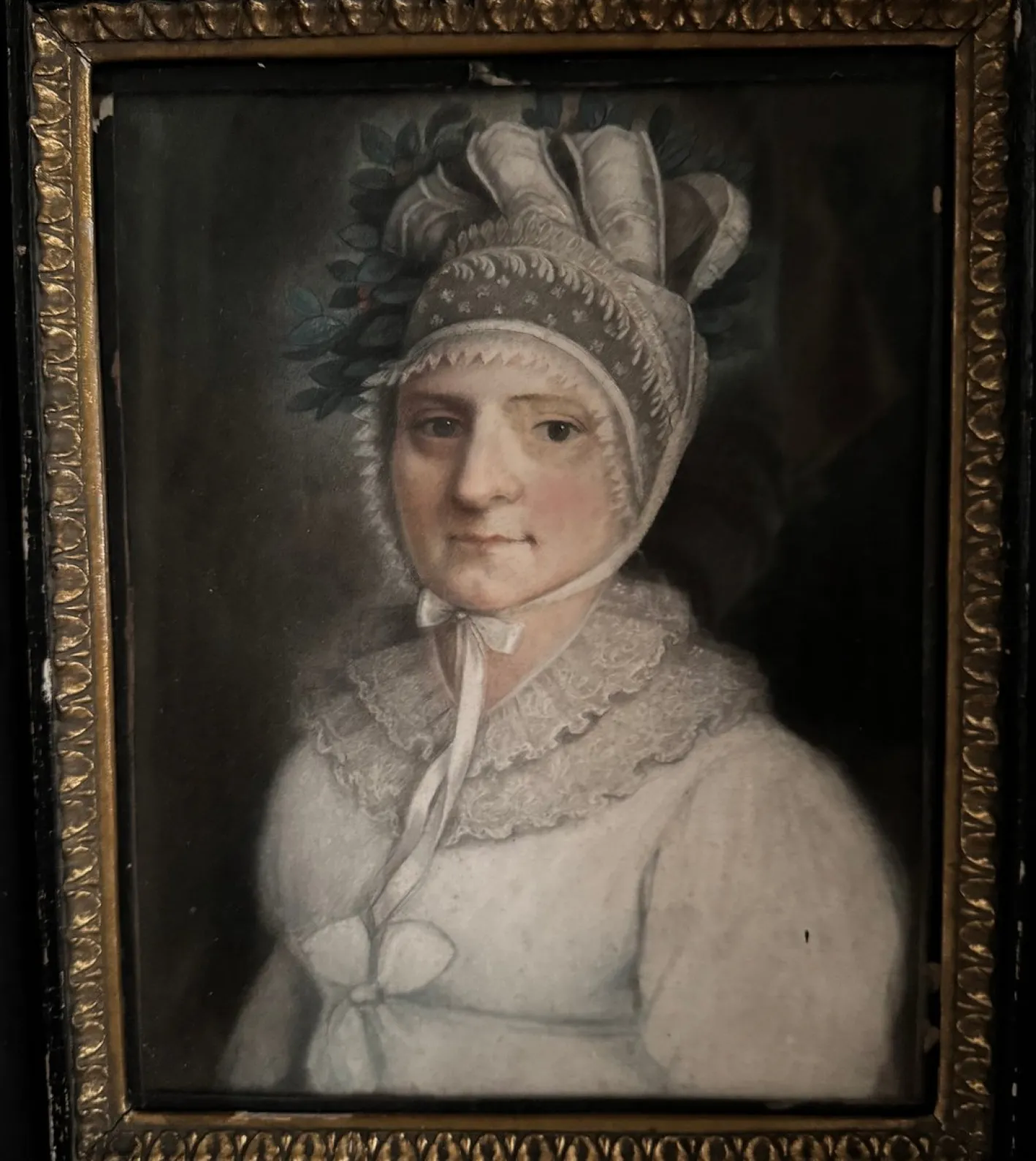 Portraits, 1820-1830, Pastellzeichnungen, gerahmt, 2er Set