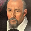Porträt eines Mitglieds der Florentiner Familie Della Rena, Öl auf Leinwand, Ende 16. Jh.