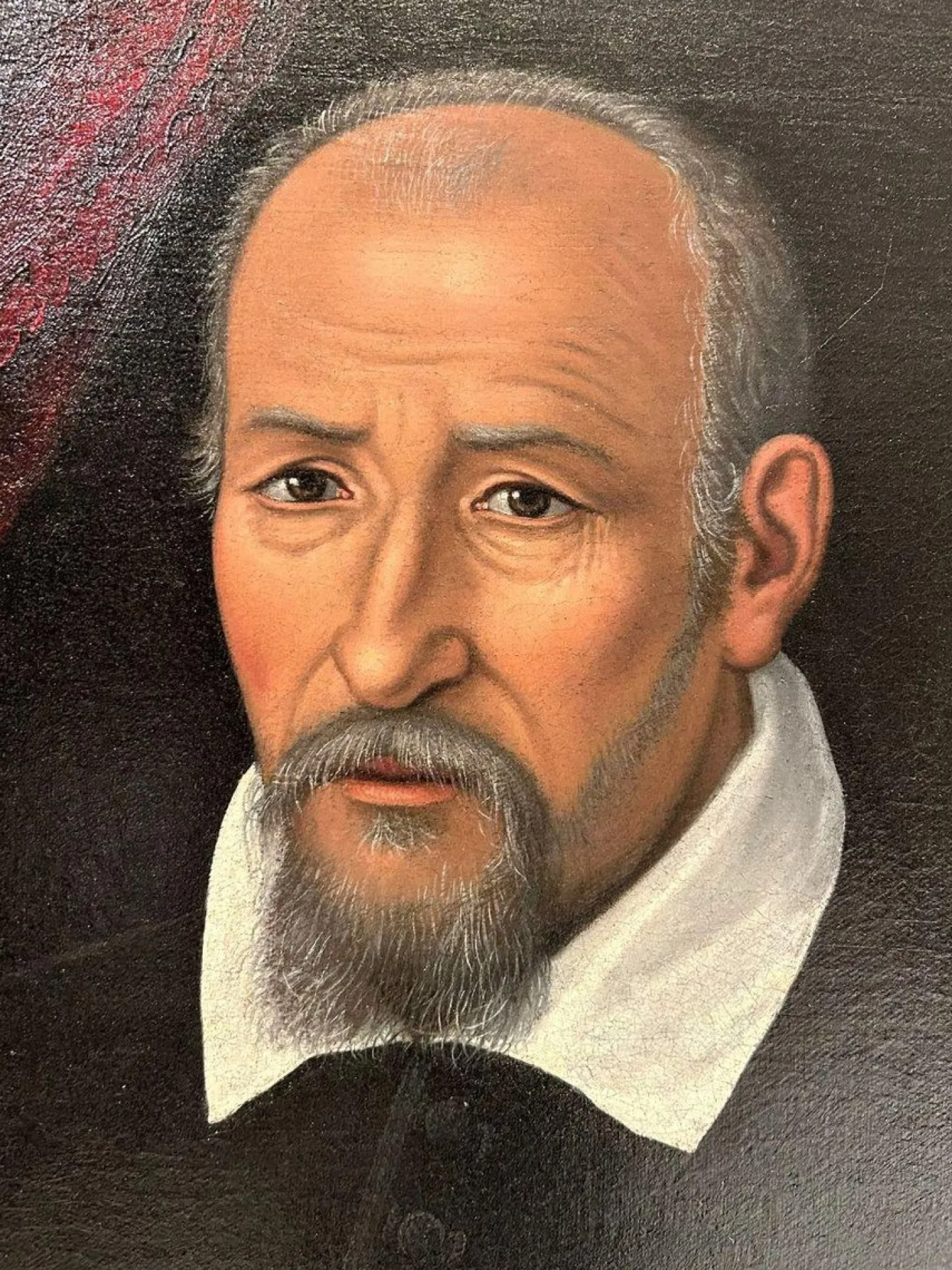 Porträt eines Mitglieds der Florentiner Familie Della Rena, Öl auf Leinwand, Ende 16. Jh.