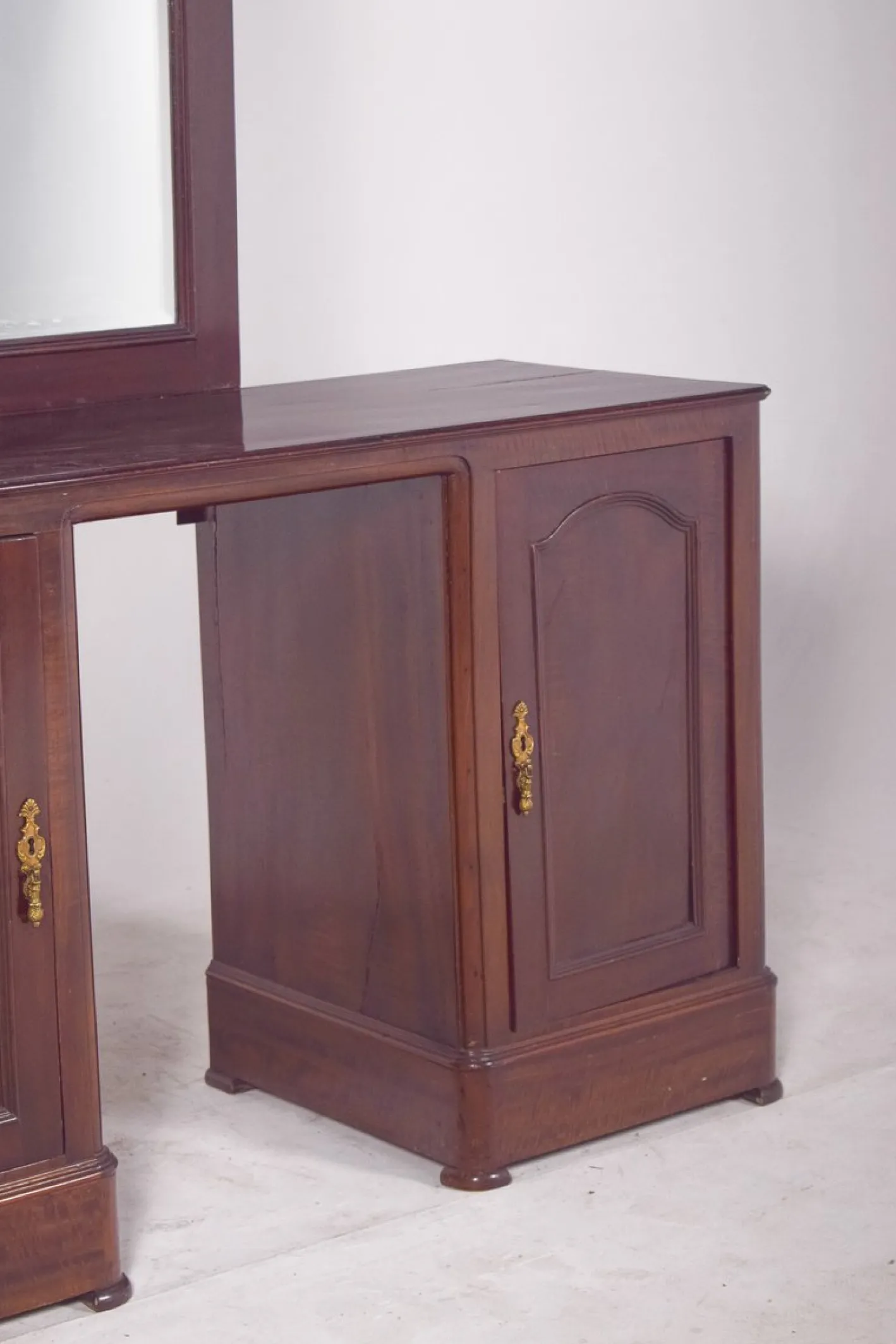 Portugiesischer Vintage Frisiertisch mit Spiegel, 1920er