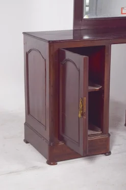 Portugiesischer Vintage Frisiertisch mit Spiegel, 1920er