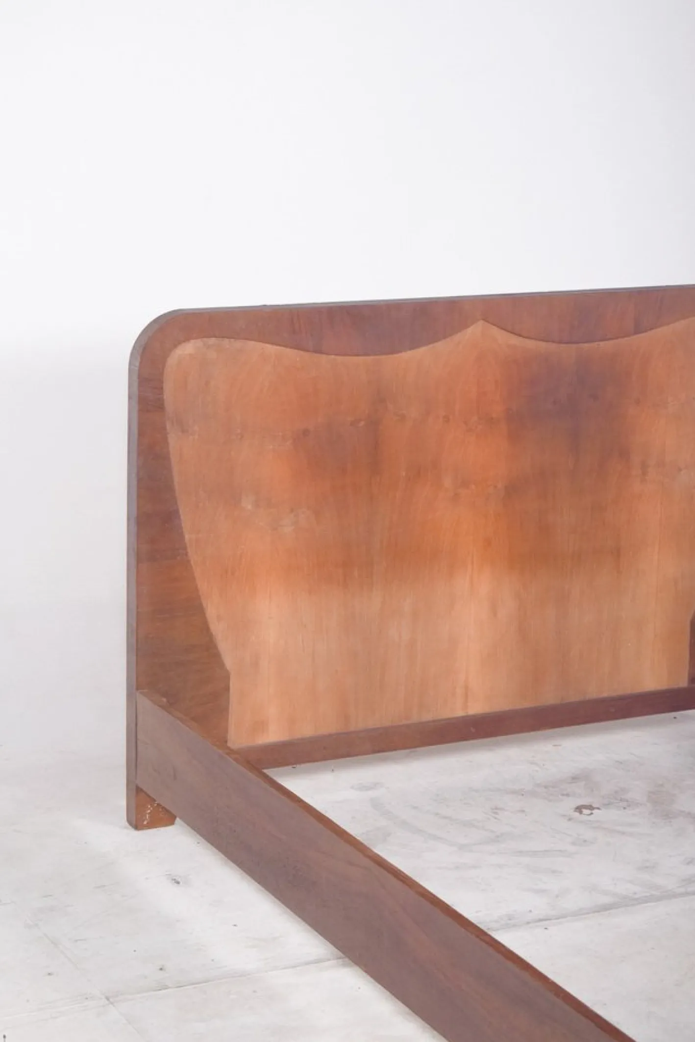 Portugiesisches Art Deco Doppelbett, 1920