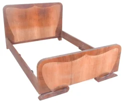 Portugiesisches Art Deco Doppelbett, 1920