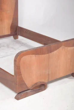Portugiesisches Art Deco Doppelbett, 1920