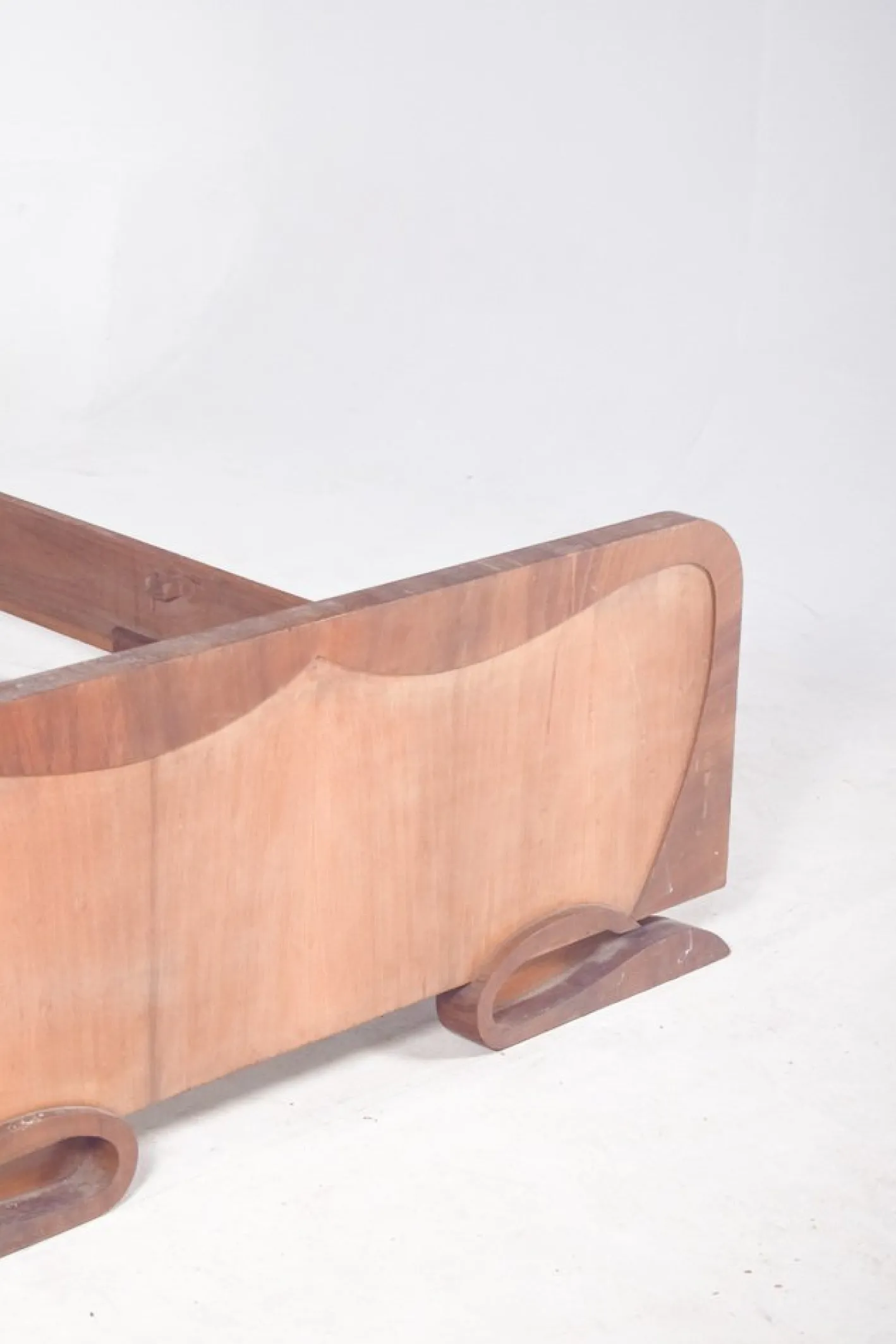 Portugiesisches Art Deco Doppelbett, 1920