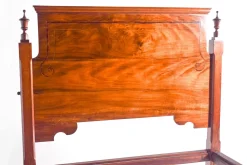 Portugiesisches Vintage Doppelbett aus Palisander, 1890