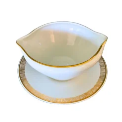Porzellangeschirr mit Details aus reinem Gold, 1957, 26 . Set