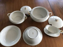 Porzellangeschirr von Schumann Bavaria, 1940er, 7 . Set