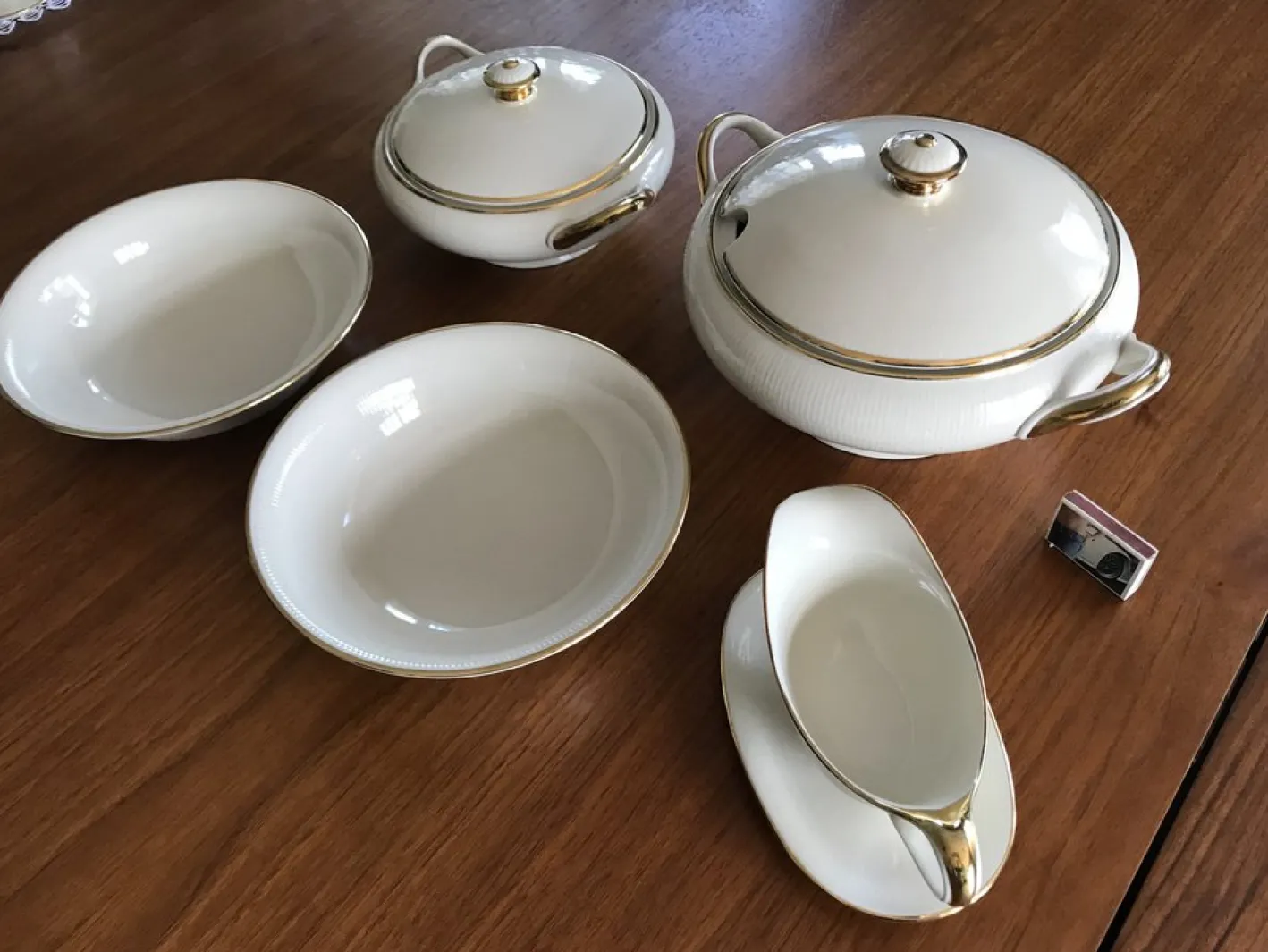 Porzellangeschirr von Schumann Bavaria, 1940er, 7 . Set
