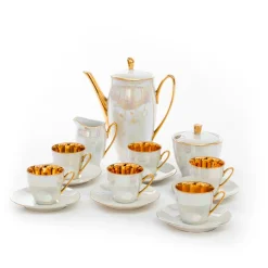 Porzellan Millennium Series Kaffeeservice von Wałbrzych, 1960er, 15er Set