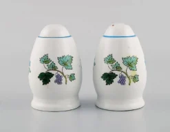 Porzellan Mulberry Eierbecher, Kaviarschalen und Salz- / Pfefferstreuer, 1960er, 10er Set