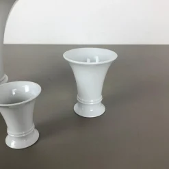 Porzellan Op Art Vase Vase von Fürstenberg Ceramics, 1970er, 3er Set
