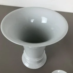 Porzellan Op Art Vase Vase von Fürstenberg Ceramics, 1970er, 3er Set