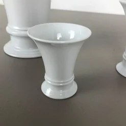 Porzellan Op Art Vase Vase von Fürstenberg Ceramics, 1970er, 3er Set