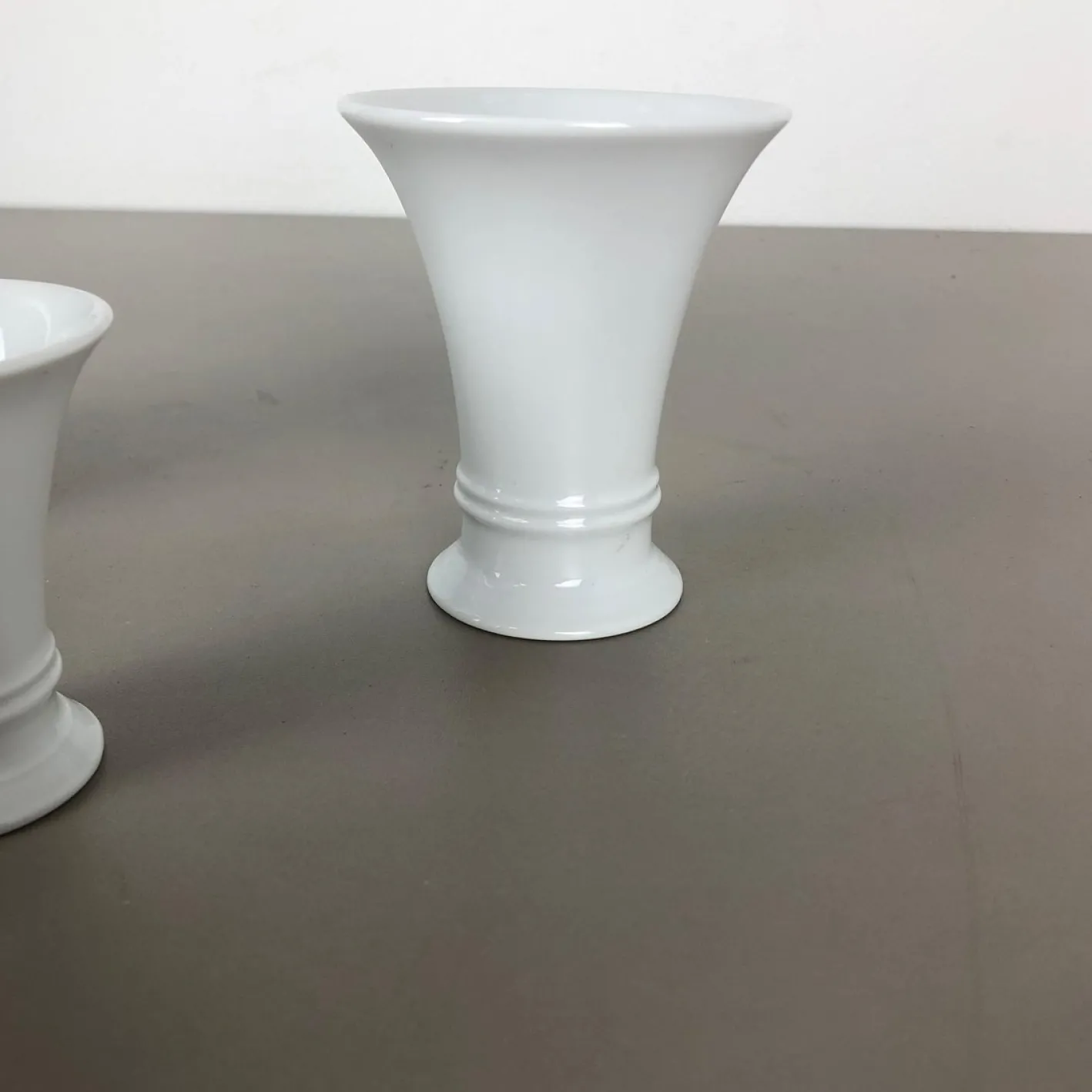 Porzellan Op Art Vase Vase von Fürstenberg Ceramics, 1970er, 3er Set
