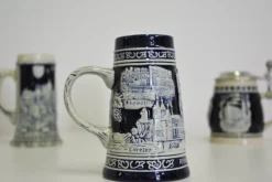 Porzellan Tassen, Westdeutschland, 1980er, 4er Set