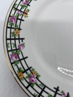 Porzellanteller Art Deco Chabrol und Poirier, 12er Set
