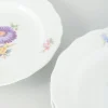 Porzellanteller mit Blumendekor aus Meissen, Deutschland, 1930er Jahre, 4er-Set
