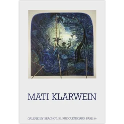 Poster Ausstellung in Galerie Isy Brachot von Mati Klarwein, 1980er