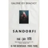Poster Expo 78 Galerie Isy Brachot von Istvan Etienne Sandorfi, 1978