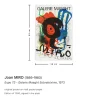 Poster Expo 73 Galerie Maeght Sobreteixims von Joan Miro, 1973