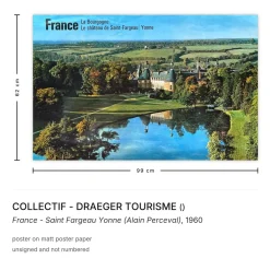 Poster France Saint Fargeau Yonne Alain Perceval von, Collective, Draeger Tourismus, 1960