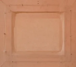 Postimpressionistische Studie, Fischer, die Netze reparieren, 20. Jh., Öl an Bord, gerahmt