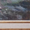 Post-Impressionist Künstler, Ernte der Ernte, Großes Ölgemälde, Gerahmt