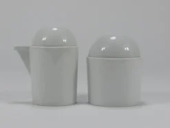 Postmoderne Cupola Zuckerdose & Milchkännchen von Mario Bellini zugeschrieben Rosenthal Studio-Line, 1980er
