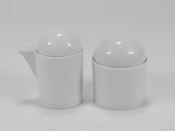 Postmoderne Cupola Zuckerdose & Milchkännchen von Mario Bellini zugeschrieben Rosenthal Studio-Line, 1980er