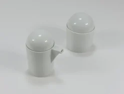 Postmoderne Cupola Zuckerdose & Milchkännchen von Mario Bellini zugeschrieben Rosenthal Studio-Line, 1980er