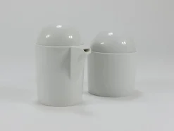 Postmoderne Cupola Zuckerdose & Milchkännchen von Mario Bellini zugeschrieben Rosenthal Studio-Line, 1980er