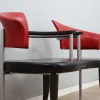 Postmoderne italienische Bank in Schwarz & Rot von Moroso, 1990er