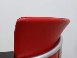 Postmoderne italienische Bank in Schwarz & Rot von Moroso, 1990er