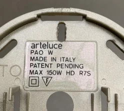 Postmoderne italienische Modell Pao W Wandleuchte von Matteo Thun für Arteluce, 1990er