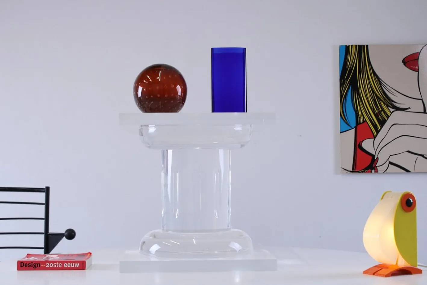 Postmoderne Pop Art Säule von Fabianart Roma, Italien, 1980er