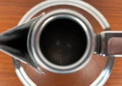 Postmoderner deutscher Wasserkocher aus Edelstahl von Fissler, 1980er