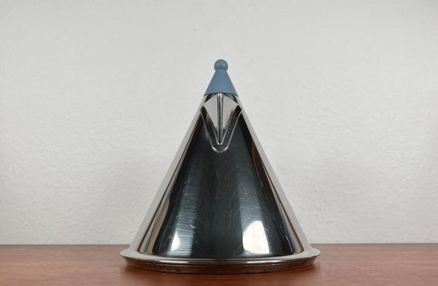 Postmoderner deutscher Wasserkocher aus Edelstahl von Fissler, 1980er