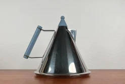 Postmoderner deutscher Wasserkocher aus Edelstahl von Fissler, 1980er