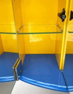 Postmoderner französischer Vintage Badezimmer Spiegelschrank von Decotec, 1980er