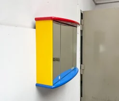 Postmoderner französischer Vintage Badezimmer Spiegelschrank von Decotec, 1980er