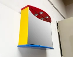 Postmoderner französischer Vintage Badezimmer Spiegelschrank von Decotec, 1980er