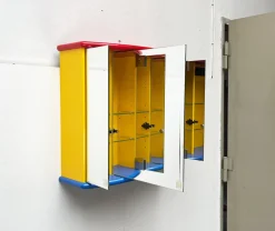 Postmoderner französischer Vintage Badezimmer Spiegelschrank von Decotec, 1980er
